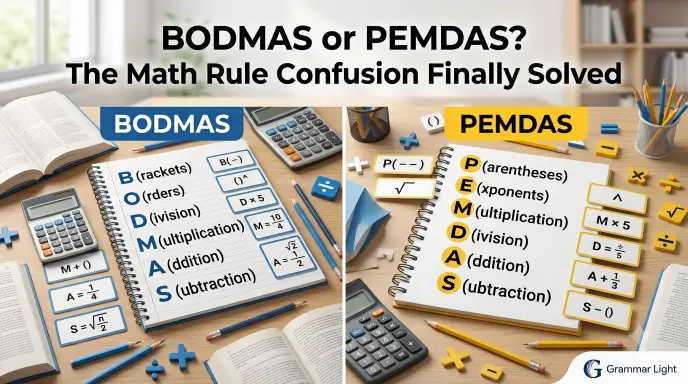 BODMAS or PEMDAS