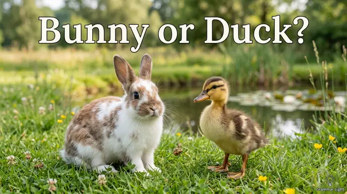 bunny or duck