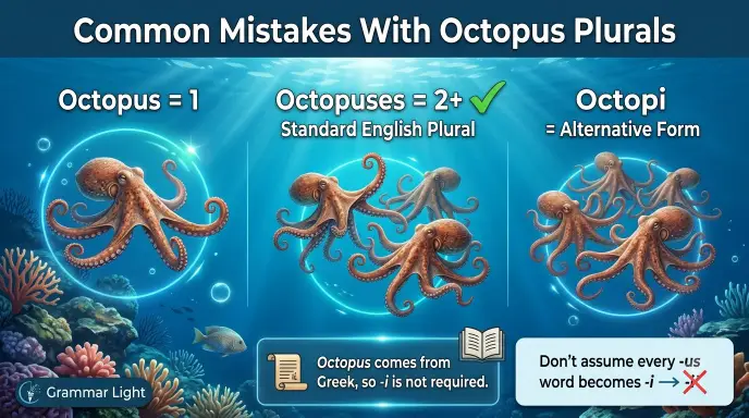 Common Mistakes With Octopus Plurals