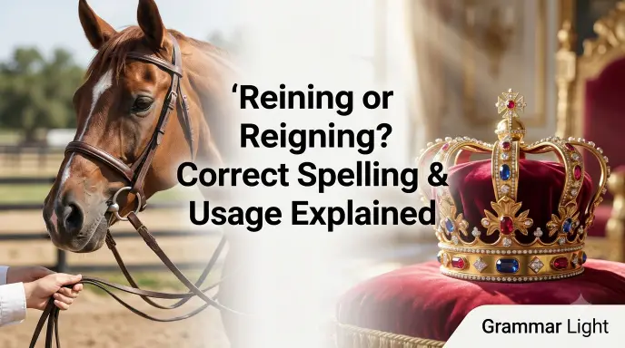 reining or reigning