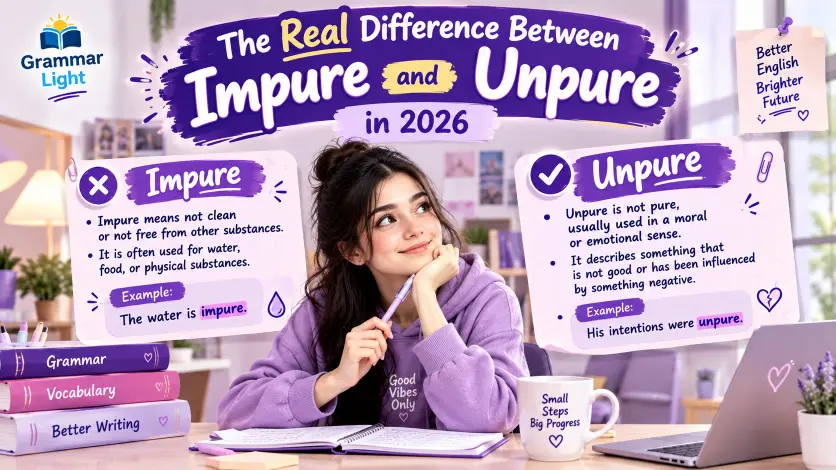 unpure or impure