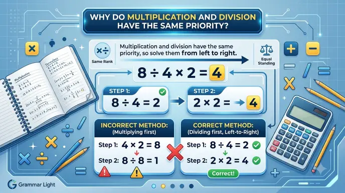 Why Do Multiplication and Division Have the Same Priority?