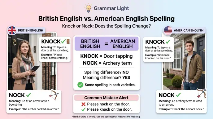 British English vs. American English Spelling