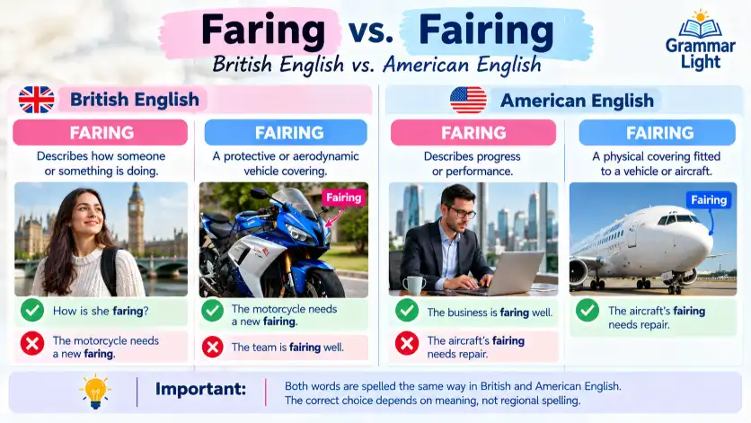 faring or fairing