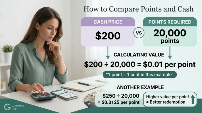 How to Compare Points and Cash