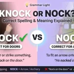 knock or nock