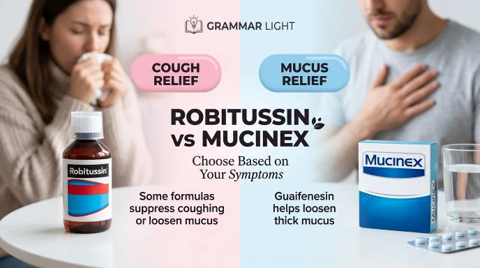 Robitussin or Mucinex
