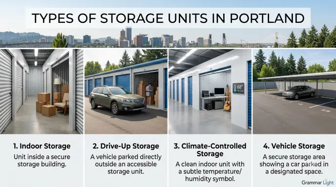Types of Storage Units in Portland