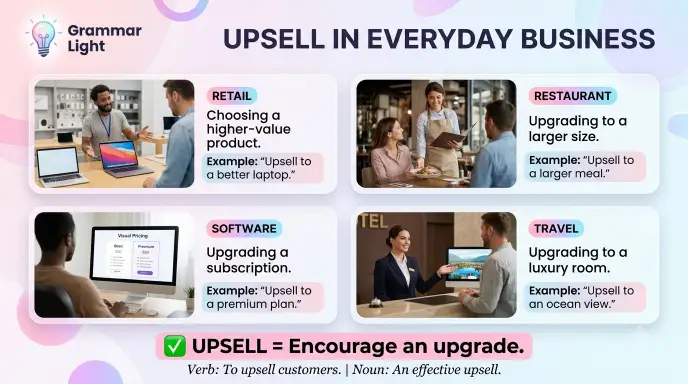 Upsell in Everyday Business Examples